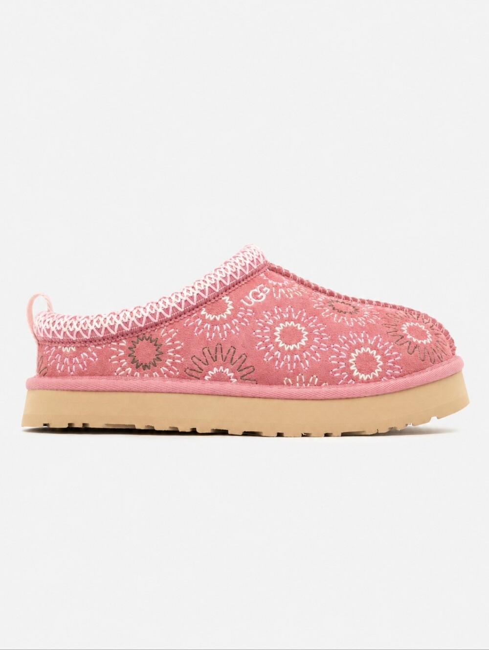 UGG TAZZ SUNWAVE HORIZON PINK PLATFORM CLOGS WOMENS 7.5 / GIRLS SIZE 6